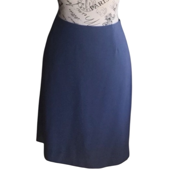 Georgiou Studio blue pencil skirt. Size 10 GUC - Picture 1 of 8